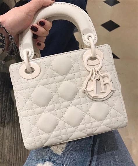 dior bags white|small white Dior bag.